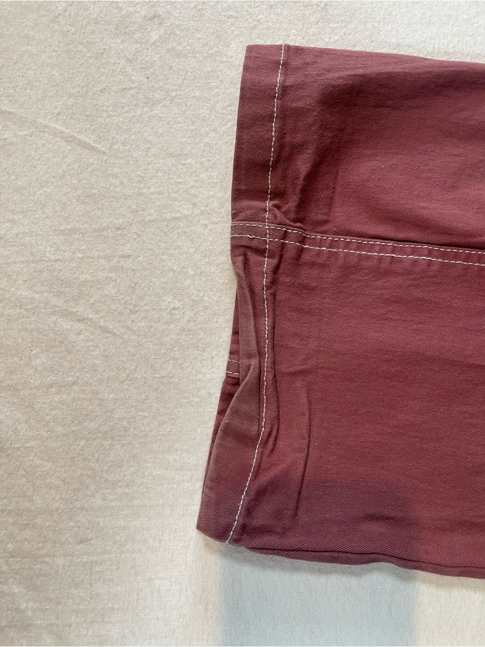 Rachel Paige Wide Leg Utility Cargo Pants in Dusty Rose Y2K Size M - Picture 8 of 14